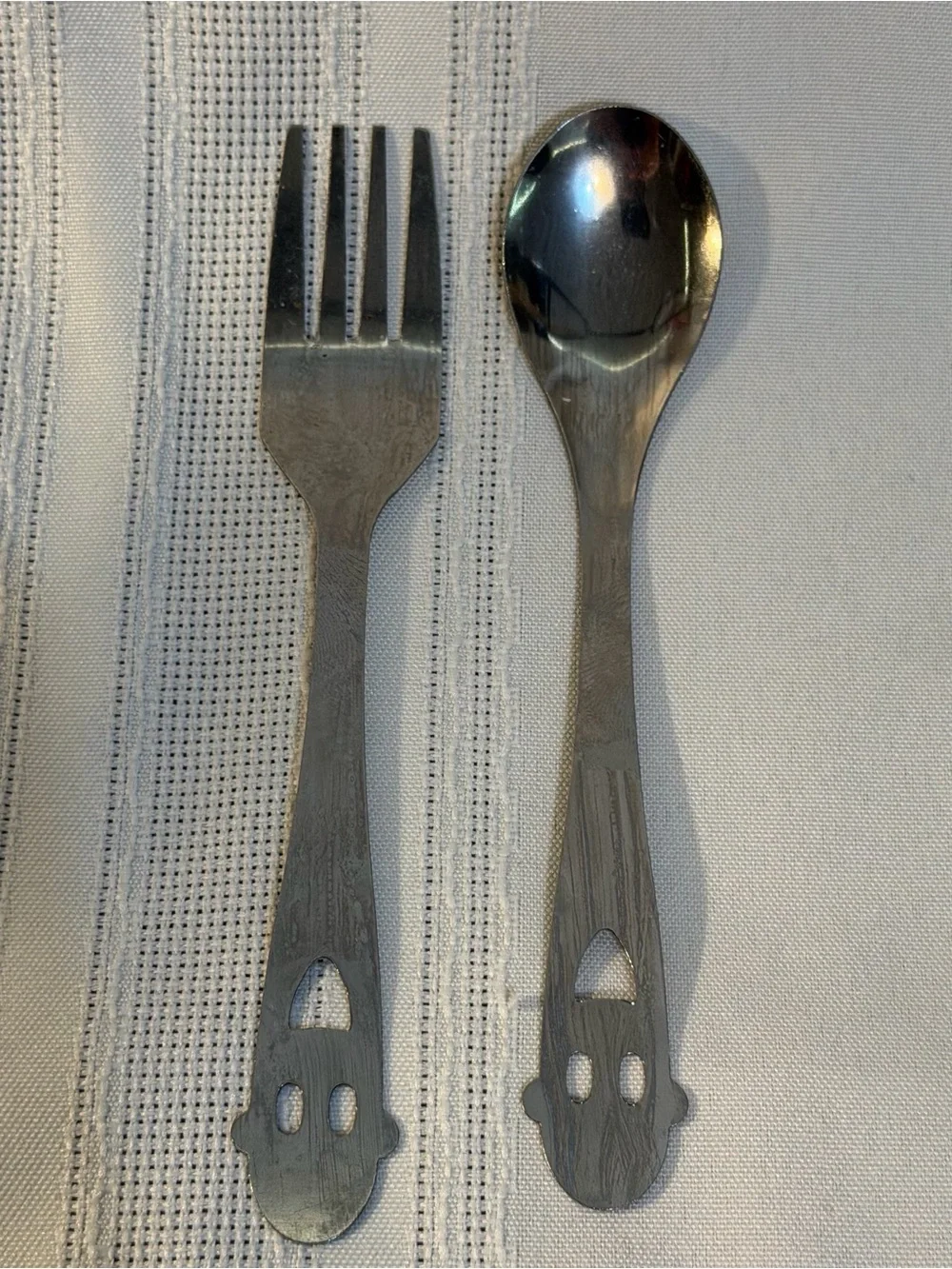 Happy Everyday Baby/Child Spoon Fork Eating Utensils Set Lightweight